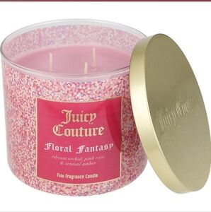 Juicy Couture Floral Fantasy Pink Candle - 14.5oz